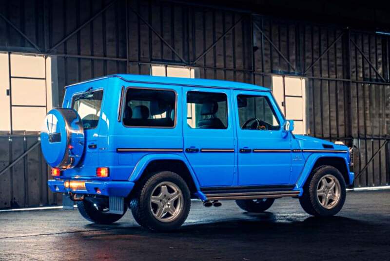 Mercedes G55 Babyblau