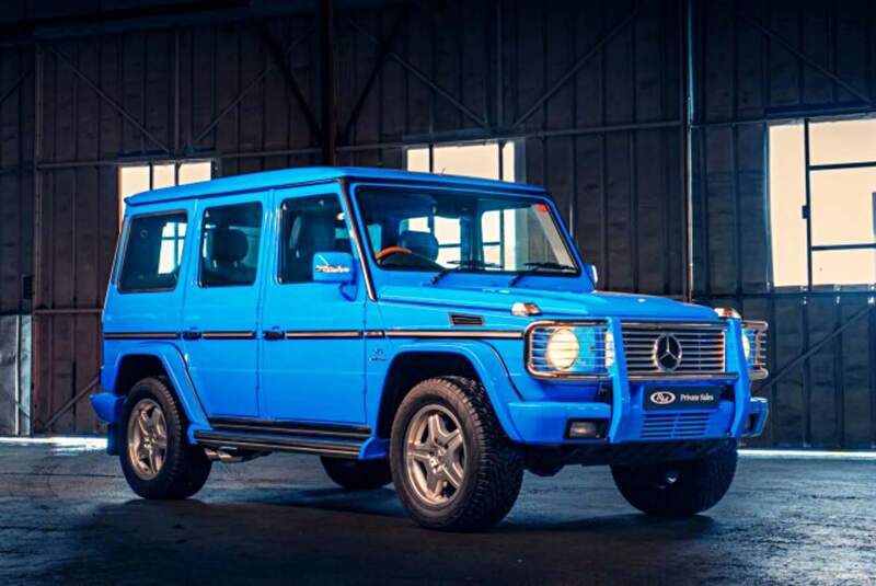 Mercedes G55 Babyblau