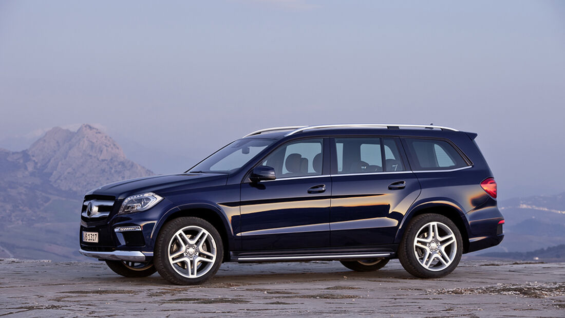 Mercedes GL 2012, Seitenansicht