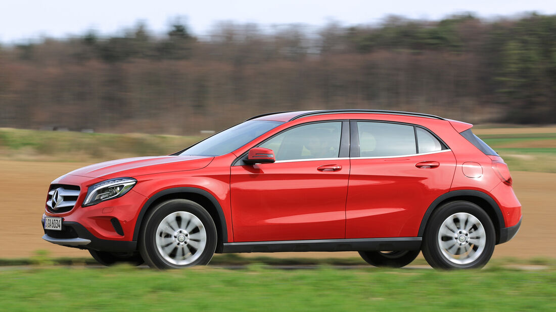 Mercedes GLA 200, Seitenansicht