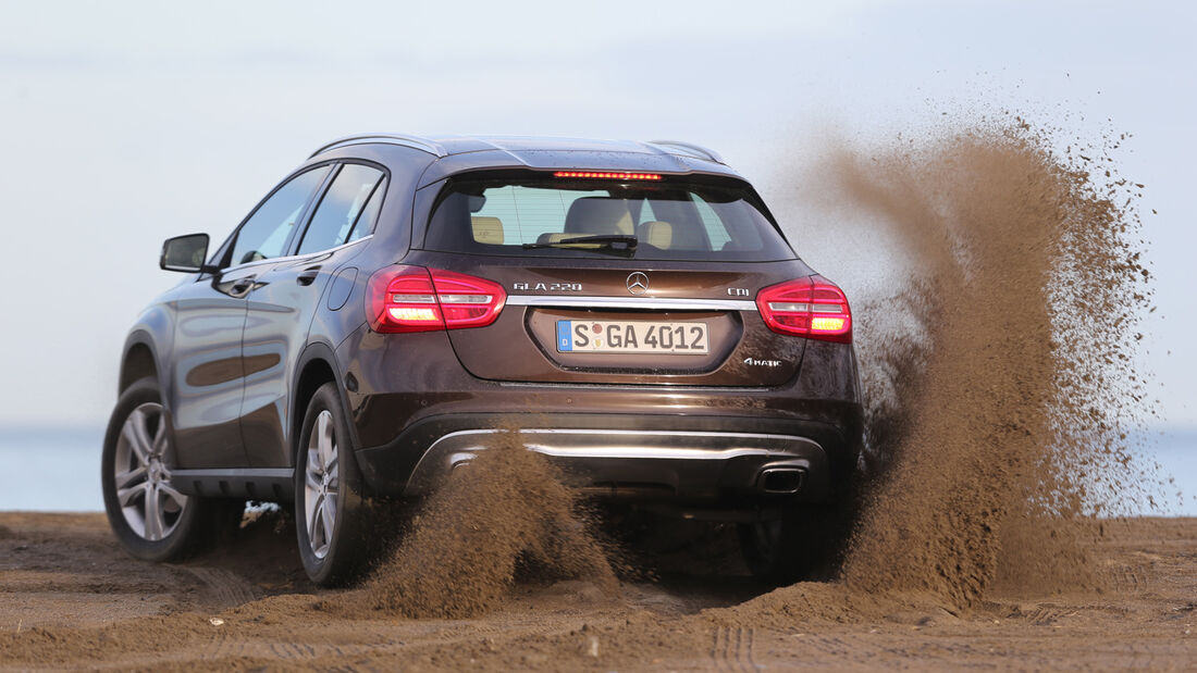 Mercedes GLA, Heckansicht