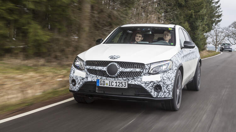 Mercedes Glc Coupe Erste Mitfahrt Im Suv Coupe 2016 Auto Motor Und Sport