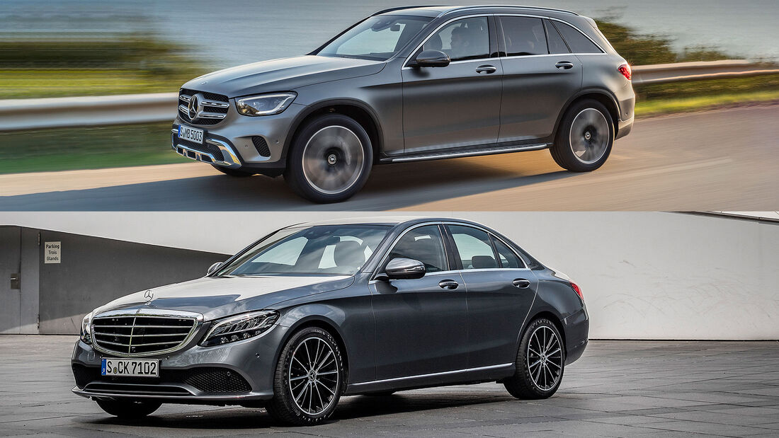 Mercedes GLC und C-Klasse