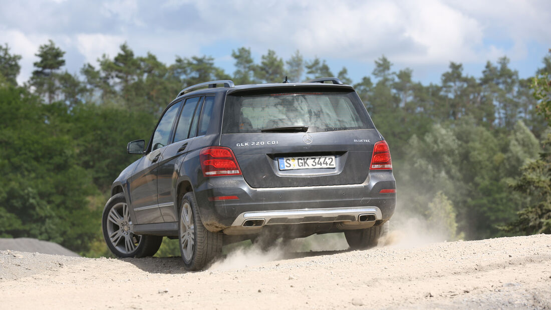 Mercedes GLK 220 CDI Bluetec, Heckansicht