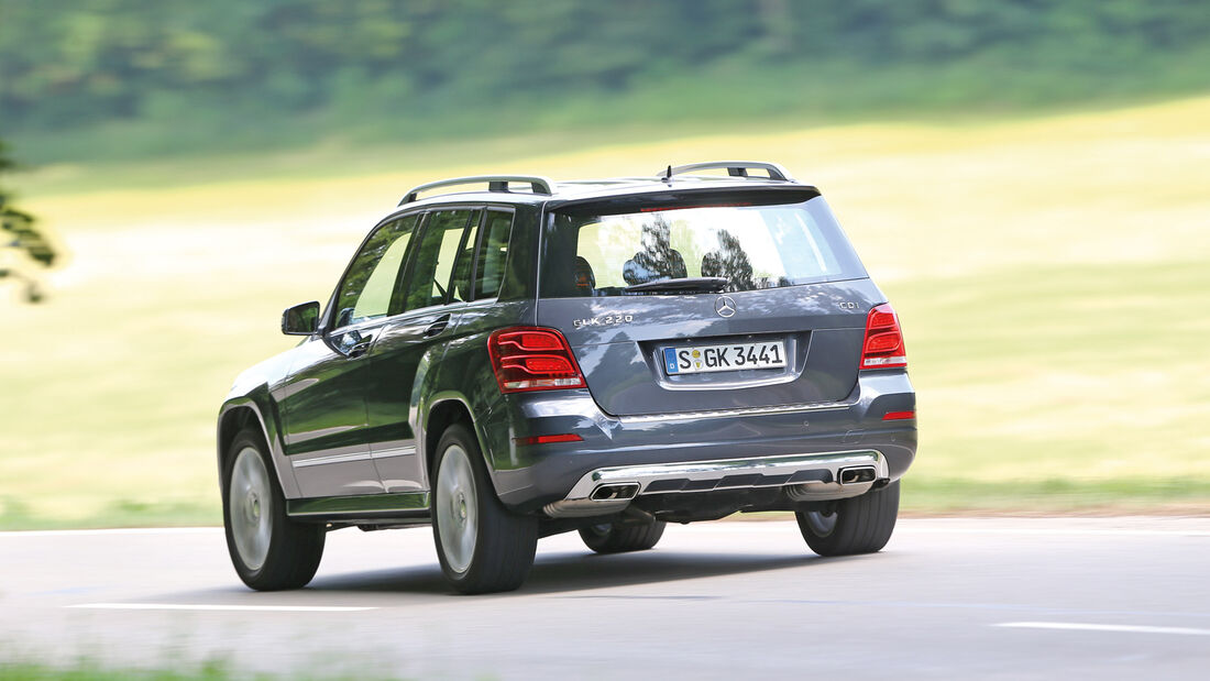 Mercedes GLK 220 CDI, Heckansicht