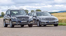 Mercedes GLK 220 CDI, Mercedes  C 220 CDI T, Frontansicht
