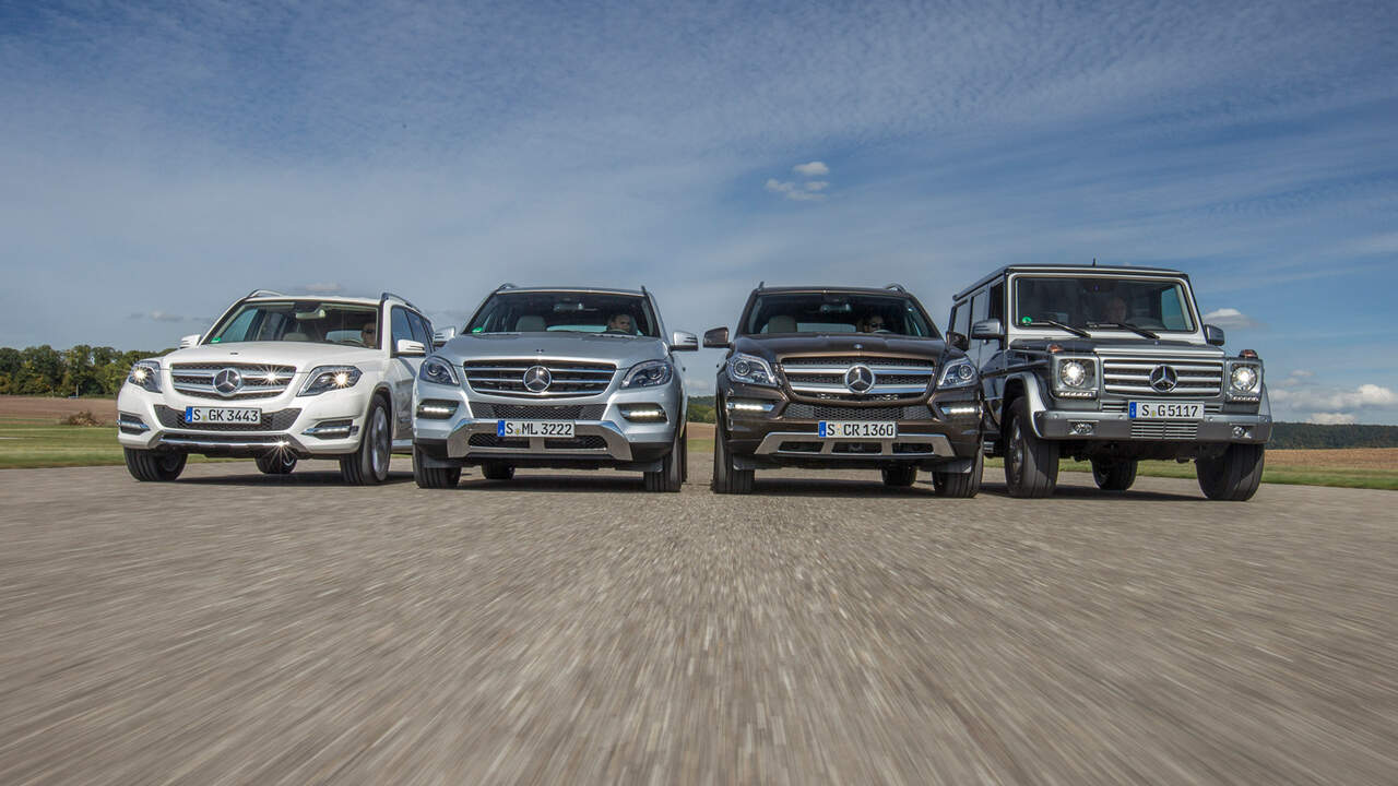 Mercedes Suv Kaufberatung Glk Ml Gl Oder Das Urgestein G Auto Motor Und Sport
