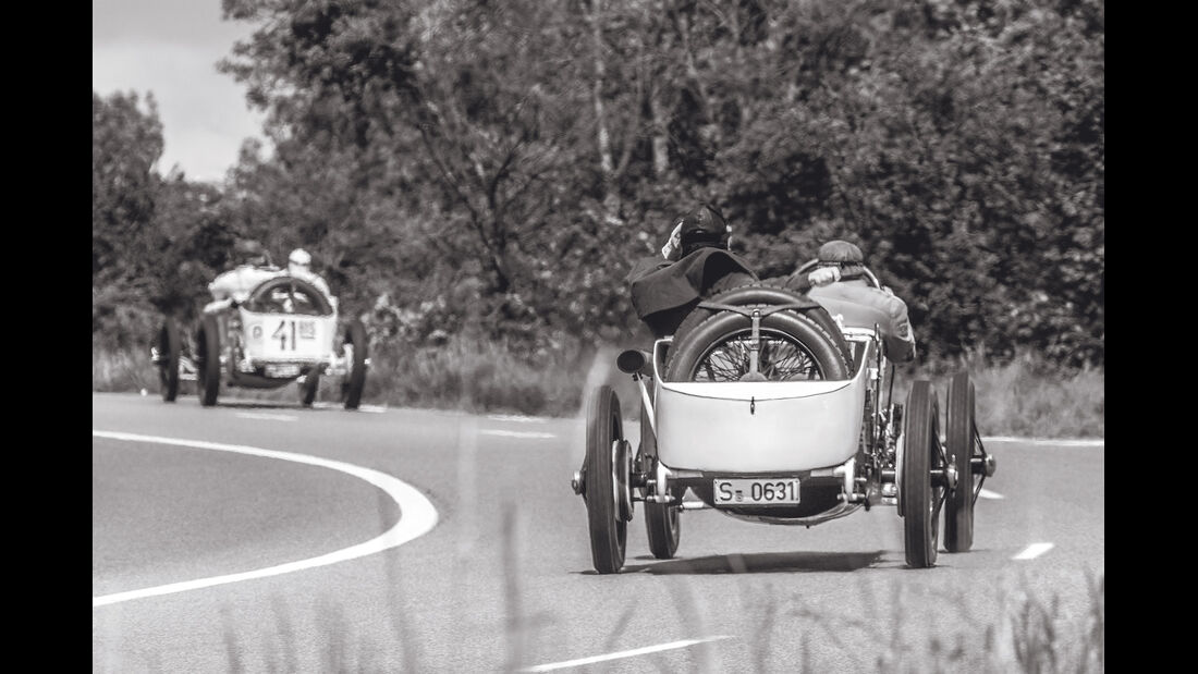 Mercedes GP 1914, Heckansicht
