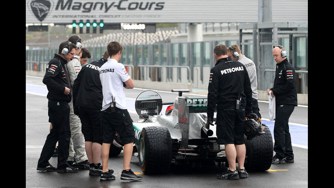 Mercedes GP, Testfahrten Magny Cours 2012