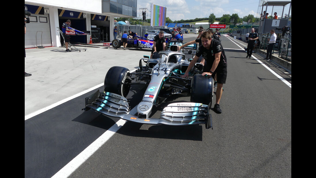 Mercedes - GP Ungarn - Budapest - Formel 1 - Donnerstag - 1.08.2019