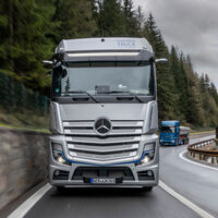 Mercedes GenH2 Prototyp sLH2 Wasserstoff-Lkw