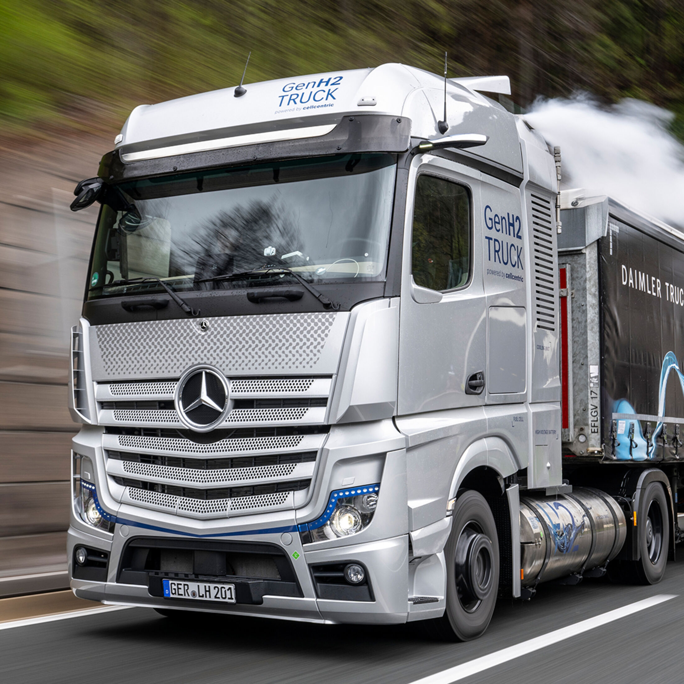 Mercedes GenH2 Truck Brennstoffzellen-Lkw: Technik, Fotos
