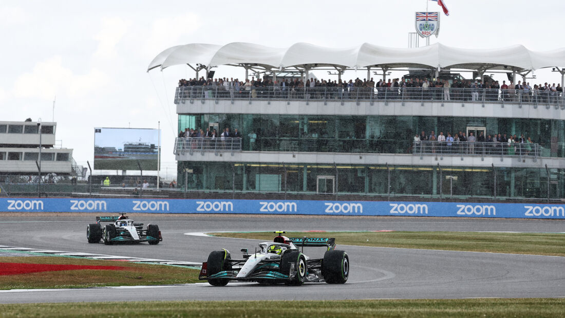 Mercedes - George Russell - Lewis Hamilton - GP Großbritannien - Rennen - 01.07.2022