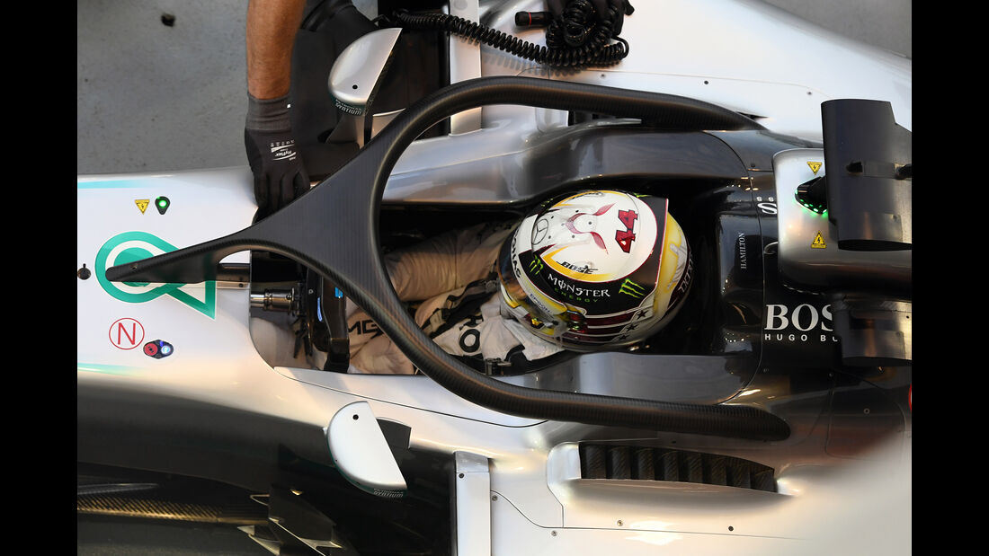Mercedes - Halo-Test - Formel 1 - 2016
