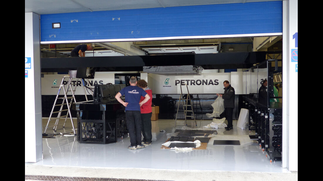 Mercedes - Impressionen - Jerez - Formel 1-Test - 30. Januar 2015