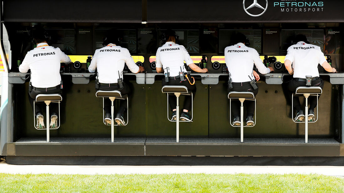 Mercedes-Kommandostand - Formel 1 - 2019