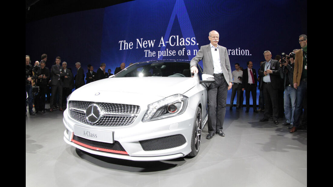 Mercedes Konzernabend Auto-Salon Genf 2012 Premiere A-Klasse Zetsche