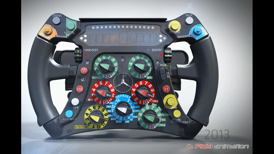 Mercedes Lenkrad 2013 - Piola F1