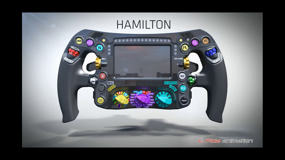 Mercedes Lenkrad 2014 - Lewis Hamilton - Piola F1