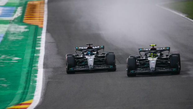 Mercedes - Lewis Hamilton - George Russell - Formel 1 - Teamduelle 2023