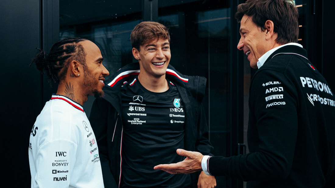 Mercedes - Lewis Hamilton - George Russell - Toto Wolff - Formel 1 