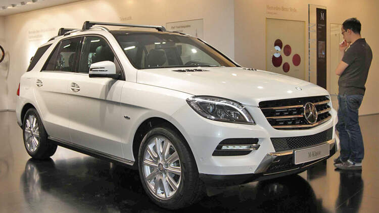 Mercedes M Klasse Auf Der Iaa Grosser Suv Kleiner Verbrauch Auto Motor Und Sport