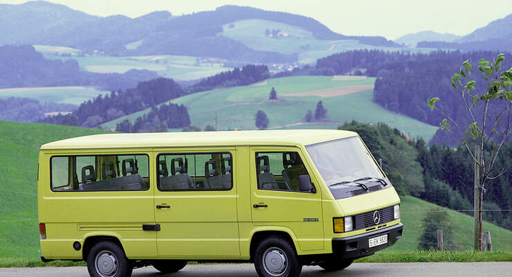 Mercedes MB 100 - Konkurrenz für VW Bulli mit weichem 