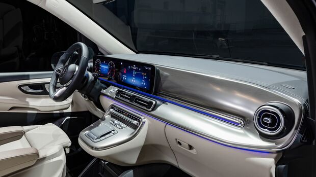 Facelift Mercedes V-Klasse: Innen wird es modern