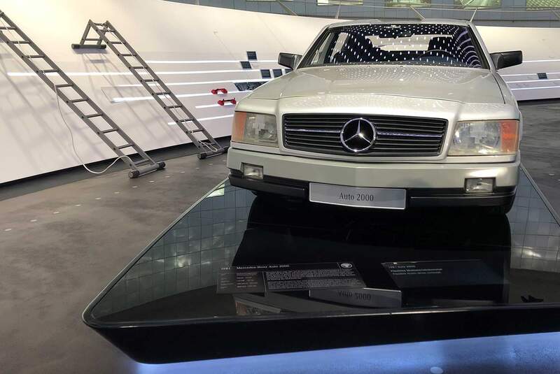 Mercedes Museum Corona-Pause Wartungsarbeiten