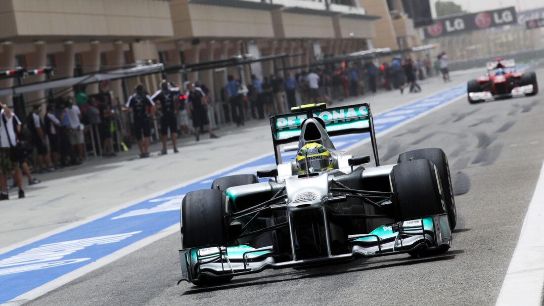 Mercedes Nico Rosberg GP Bahrain 2012
