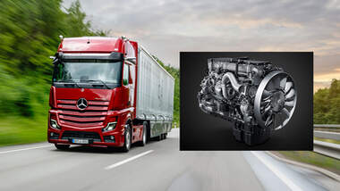 Mercedes OM 471 Nutzfahrzeugmotor