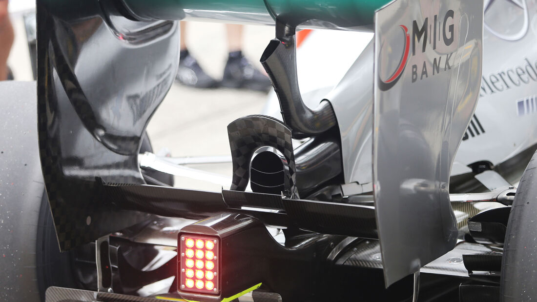 Mercedes Passives DRS - Formel 1 - GP Deuschland - 5. Juli 2013