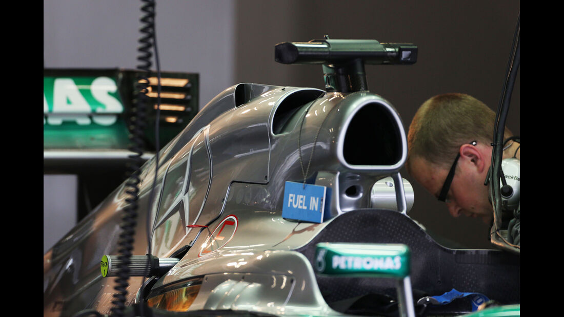 Mercedes Passives DRS - Formel 1 - GP Deuschland - 5. Juli 2013