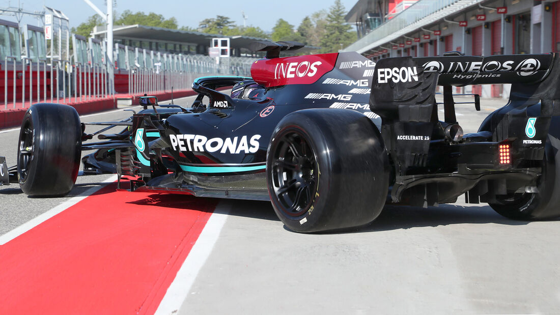 Mercedes-Reifentest - Imola - Pirelli 18 Zoll - 2021