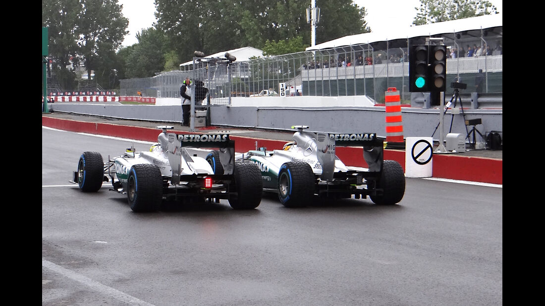 Mercedes - Rosberg & Hamilton - GP Kanada 2013