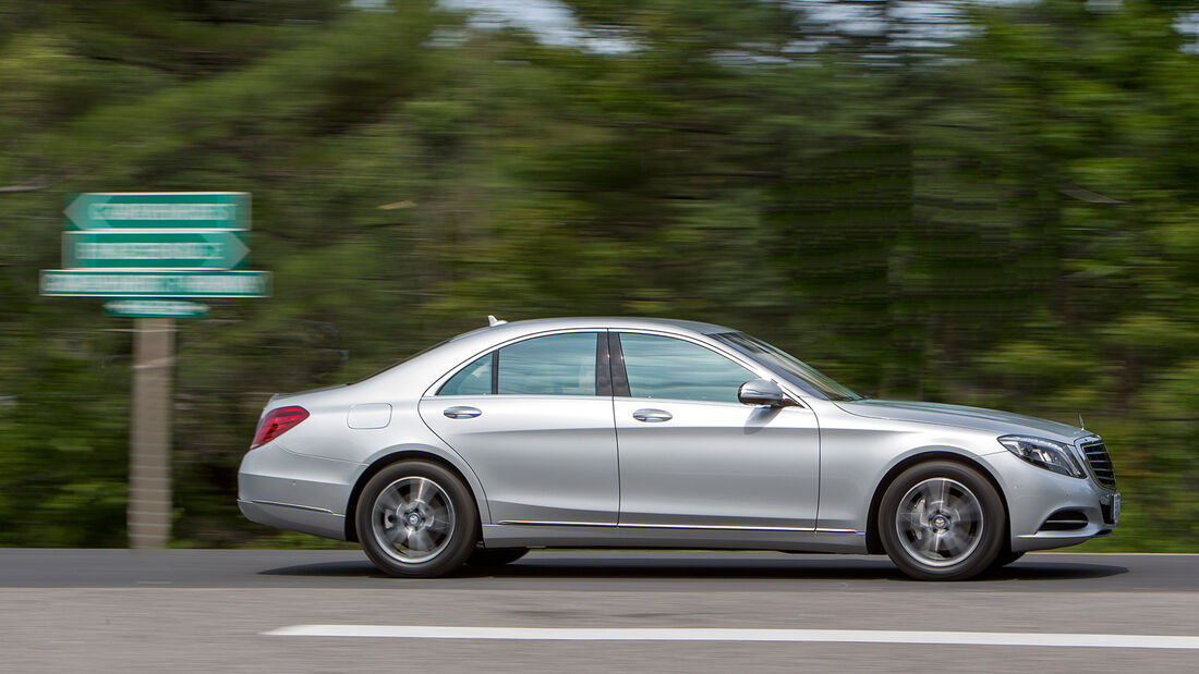 Mercedes S 300 Bluetec Hybrid, Seitenansicht