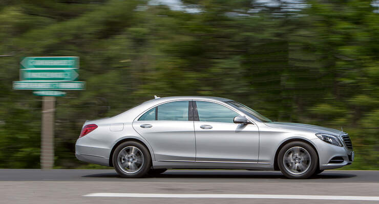 Mercedes S 300 Bluetec Hybrid, Seitenansicht