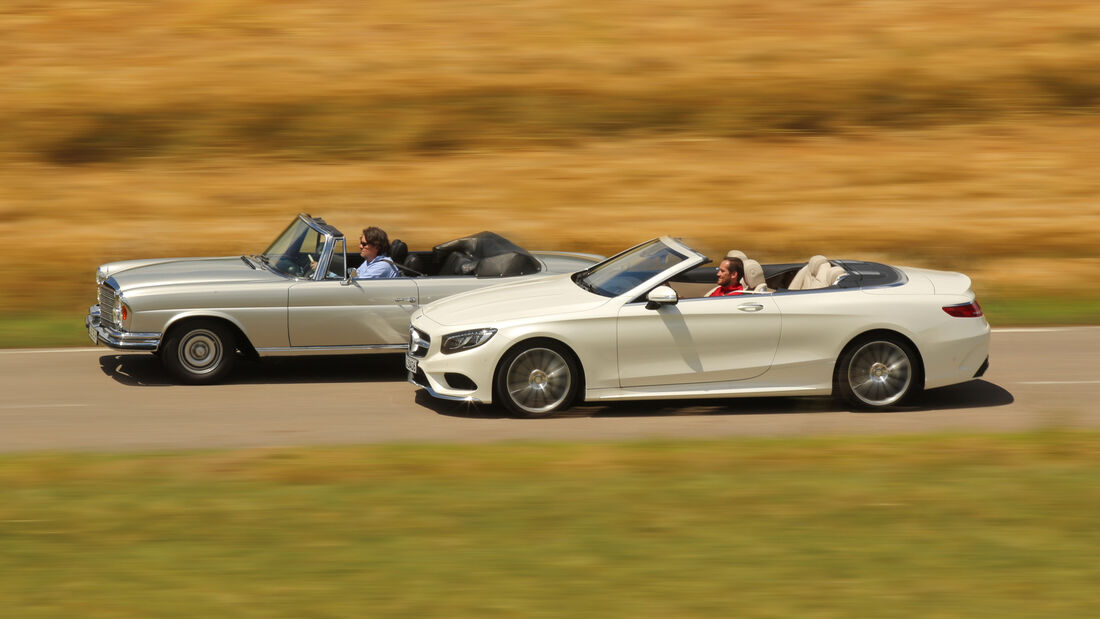 Mercedes S 500 und SE 280 3.5 Cabrio, Impression, Ausfahrt