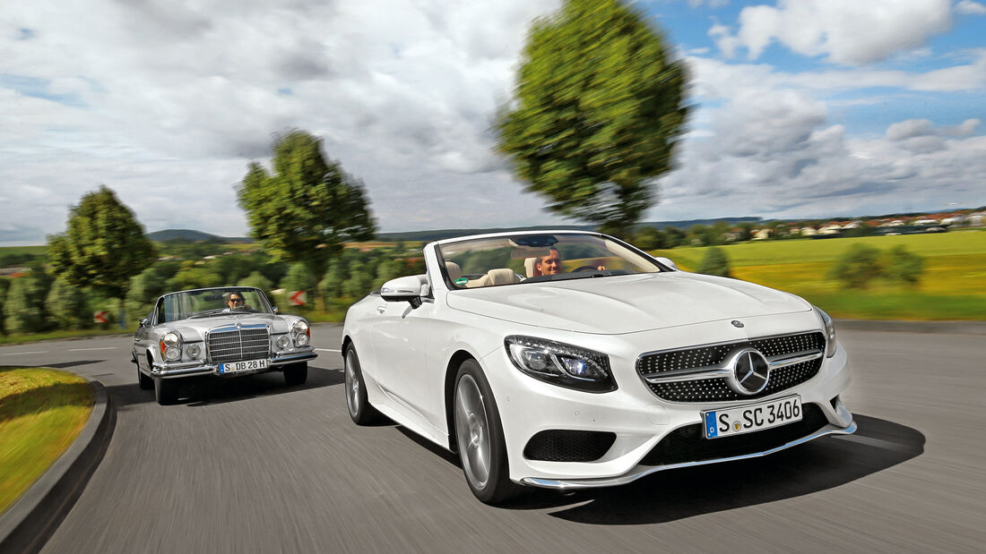 Mercedes S 500 und SE 280 3.5 Cabrio, Impression, Ausfahrt