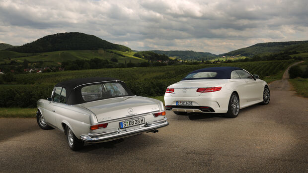 Mercedes S 500 und SE 280 3.5 Cabrio, Impression, Ausfahrt