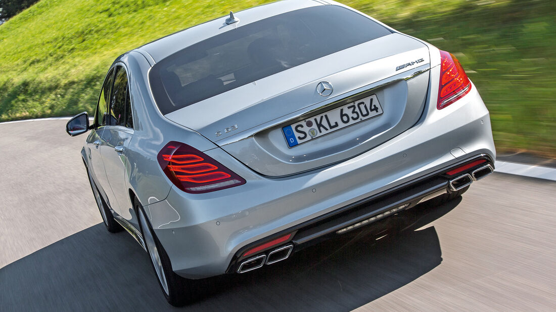 Mercedes S 63 AMG 4matic, Heckansicht