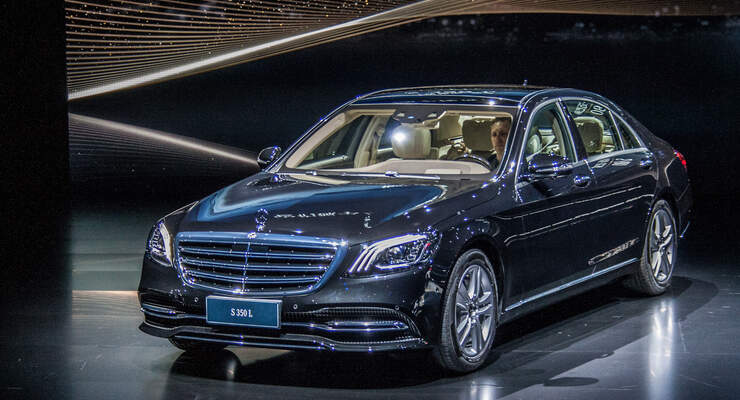 Mercedes S-Klasse Facelift 2017 Weltpremiere Shanghai Auto Show