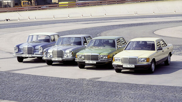 Mercedes S-Klasse Generationen