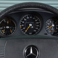 Mercedes S-Klasse, W116, Lenkrad, Instrumente