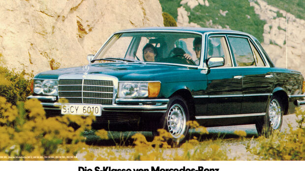 Mercedes S-Klasse, W116, Werbung