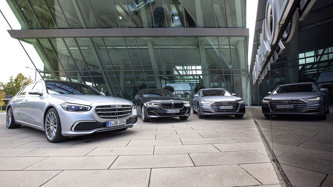 Mercedes S-Klasse vs Audi A8 und BMW 7er