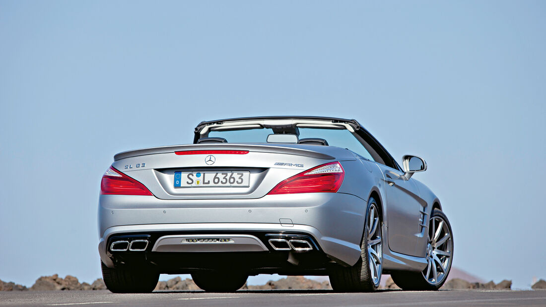 Mercedes SL 63 AMG, Heck