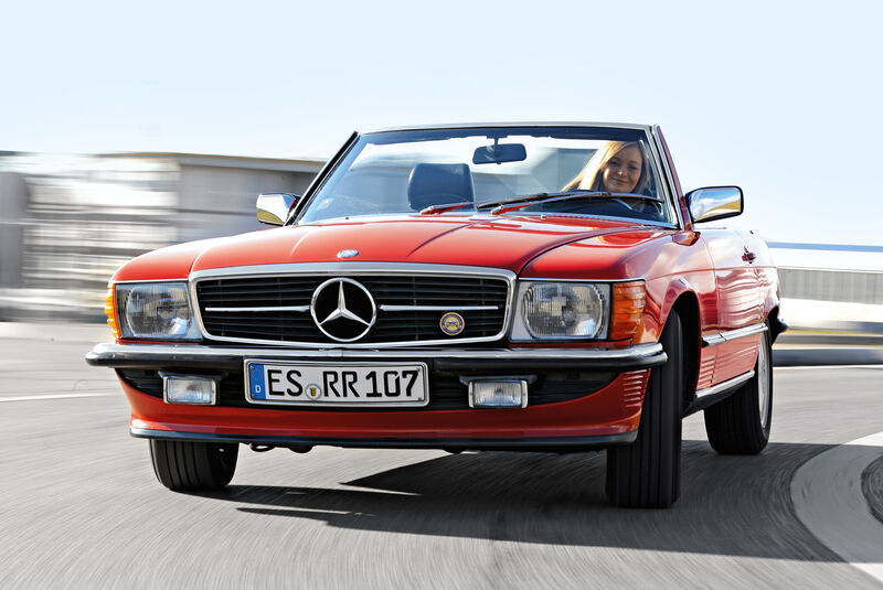 Mercedes SL (R107), Frontansicht