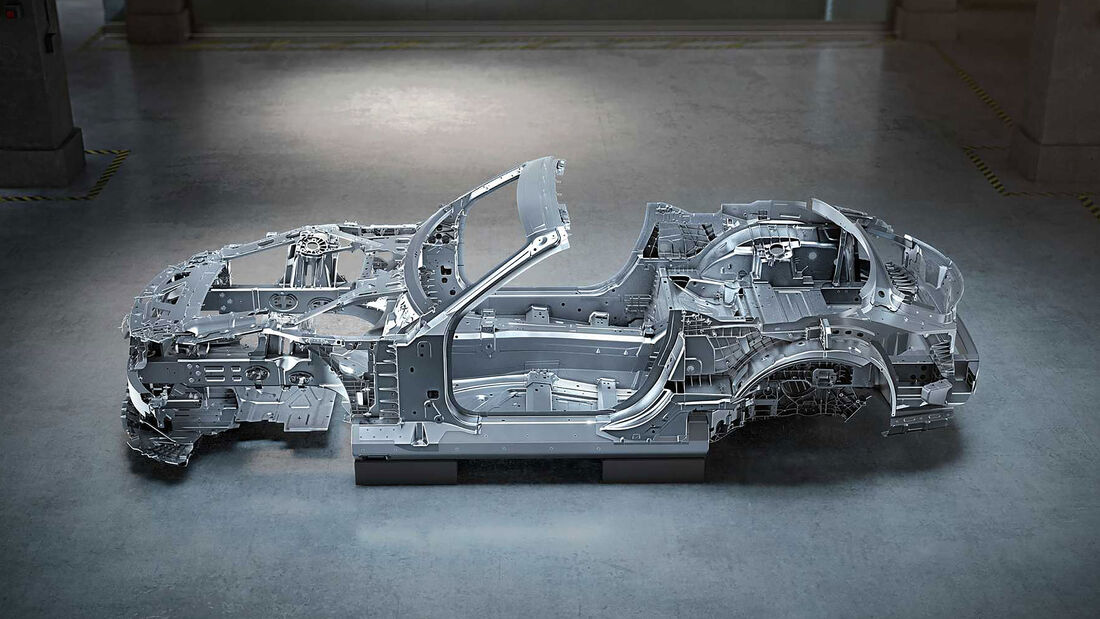 Mercedes SL Rohbau-Chassis