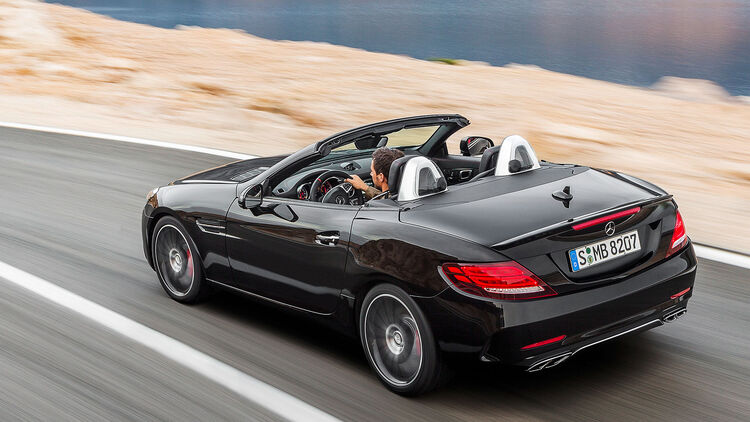 Mercedes Slc 16 Neuer Look Und Neue Technik Auto Motor Und Sport